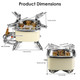 LakeForest Portable Butane Camping Stove product
