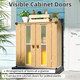 Small Outdoor Storage Cabinet with Shelves product