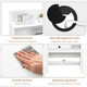 2-in-1 Modern Computer and Writing Desk  product