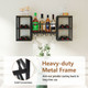 3-Tier Wall Mounted Wine Rack with Glasses Holder product