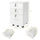 3-Drawer Rolling File Cabinet with Lock product