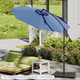 10' Hanging Offset Outdoor Market Patio Umbrella  product