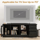 TV Stand for 73" TV with 2 Adjustable Glass Shelves product