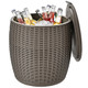 12-Gallon 4-in-1 Patio Rattan Cooler Side Table product