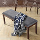 Upholstered Wood Entryway Bench (1 or 2 Pack) product