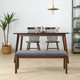Upholstered Wood Entryway Bench (1 or 2 Pack) product