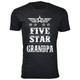 Men's Five Star Dad/Grandpa T-shirt product