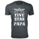 Men's Five Star Dad/Grandpa T-shirt product
