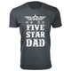 Men's Five Star Dad/Grandpa T-shirt product