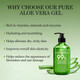 99% Organic Pure Aloe Vera Gel product
