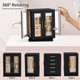 360° Rotating Jewelry Box with 5 Drawers product