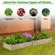 8' x 2' Wooden Raised Garden Bed (2 Types) product