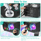 LED Fog Machine with Disco Ball product