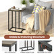 C-Shaped Industrial Side Table  product