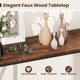  2-Tier Console Entryway Table with Storage and Triangular Support product