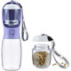 Dog Travel Water Bottle with Food Container product