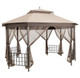 Octagonal 10' x 12' Netted Patio Gazebo Canopy product