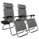 Zero Gravity Chair with Pillow and Cup Holder (2-Pack) product