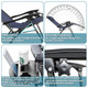 Zero Gravity Chair with Pillow and Cup Holder (2-Pack) product