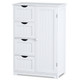 4-Drawer Standing Bathroom Storage Cabinet product