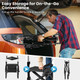 2-in-1 Rollator Walker with Detachable/Foldable Footrests product