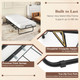 Rollaway Folding Bed with Deluxe Memory Foam Mattress product