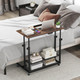 Mobile Stand-Up Desk with Tilting Tabletop and Storage  product