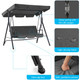 3-Seat Glider Outdoor Patio Swing with Canopy product