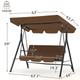 3-Seat Glider Outdoor Patio Swing with Canopy product