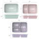 Bentgo 90-Piece BPA Free Portion Control Meal Prep Set with Lids product