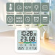 Indoor Hygrometer Thermometer, Desktop Digital Thermometer with Temperature and Humidity Monitor with Alarm clock For Home Garage Greenhouse product
