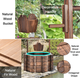 Outdoor Wooden Wishing Well Bucket Planter product