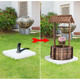 Outdoor Wooden Wishing Well Bucket Planter product