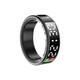 Smart Ring with Display Screen & Touch Button,Bluetooth Connection for Women Men,Fitness Tracker Sleep Monitoring Waterproof(Black-10#) product