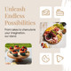 2-in-1 Acacia Wood Cake Stand with Lid product