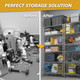 Wire Shelving Unit with Wheels and Metal Shelves product