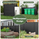 48"L x 48"H Outdoor Privacy Fence Panels with Metal Ground Stakes product