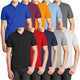 Men’s Short Sleeve Pique Polo Shirt (5-Pack) product