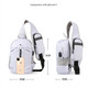 Lior Multi Pocket Shoulder Bag with USB Charging Port product