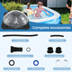 Solar Dome Pool Heater with Transparent Cover (1- to 3-Pack) product