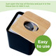 Modern Bamboo Tissue Box Cover product