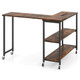 360° Rotation Mobile Laptop Table with Storage Shelves product
