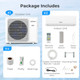 18K BTU 2 Zone Mini Split Air Conditioner product