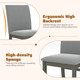 Upholstered Rubber Wood Dining Chairs (Set of 2 or 4) product