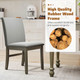 Upholstered Rubber Wood Dining Chairs (Set of 2 or 4) product