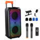 Karaoke Machine with 2 Wireless Microphones product