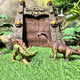 Dinosaur Park Gate and Dinos Set  product