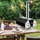 12" Outdoor Pizza Oven with Folding Legs and Removable Chimney product