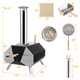 12" Outdoor Pizza Oven with Folding Legs and Removable Chimney product