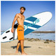 10- or 11-Foot Inflatable Stand-Up Paddle Board with Paddle product
